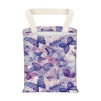 Hanging Car Garbage Bag, Cute Car Trash Can Bag, Automotive Accessories for Women Men Cute Blue Purple Butterfly