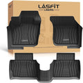 LASFIT Floor Mats Fit for Ford Fusion 2020-2017 (Include Hybrid)/ for Lincoln MKZ 2020-2017 All Weather Protection TPE Custom Fit 2020 2019 2018 2017 Floor Liners Accessories, 1st & 2nd Rows, Black