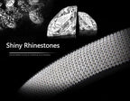 Diamond Leather Steering Wheel Cover with Bling Bling Crystal Rhinestones,Large-Size of 15 1/2 inches-16 inches Black
