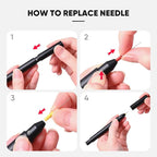 FOSHIO PPF Decon Needle with Extra 4pcs Stainless Steel Micro-Barbed Needle Removal Tool from Adhesive for PPF Installation Vinyl Wrap Tools Window Tint Kit