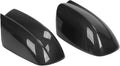 aqxreight Pair of Rear View Mirror Covers Glossy Carbon Fiber Left Right Replacement for 2011 to 2021