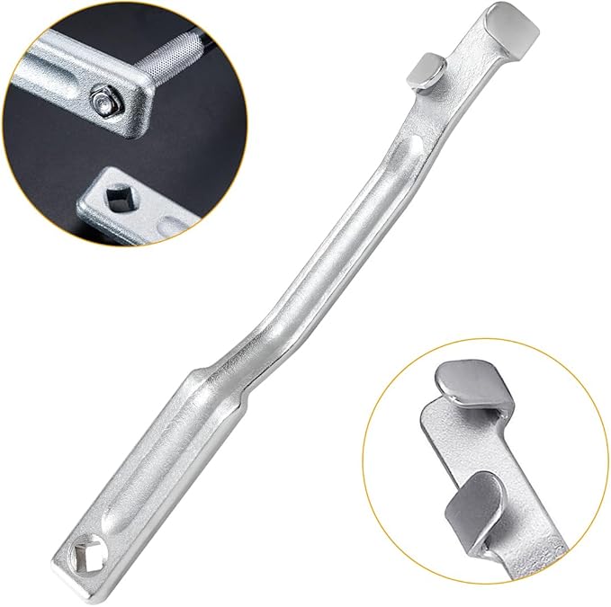 Mandark Car Wrench Extender Tool Bar, Ultra Long Vehicle Drive Torgue Extender with 1/2" Square Hole, Auto Wrench Extension L