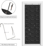 Dofilachy Hat Rack - Hat Organizer - Hat Racks for Baseball Caps, Visible Hat Holder - Baseball Rack for Wall Door with 3 Hoo