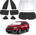 8pcs Car Window Shades for Honda CRV 2017-2022, Full Car Window Covers for Privacy, Sunshades for CRV Front Rear Windshield Side Windows to Block UV and Protect Privacy