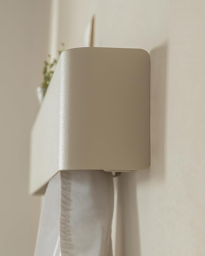 Kazai.® Coat Rack Wall Mount with Shelf 'Tone' | Modern Design Coat Hanger with Hidden Hooks and Storage | Hat Rack with Shel