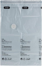 Vacuum Storage Bags for Clothing - NeatNest 6 Pack Flat Space Saver Bags, 3 Small+3 Medium, for Clothes, Towels, Sweaters, Du
