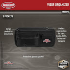 Bucket Boss - AutoBoss Visor Organizer, Auto Boss (AB30040), Black
