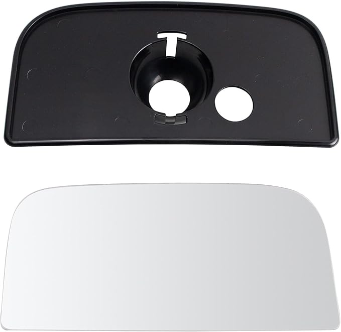 TRQ Exterior Tow Mirror Lower Glass RH Passenger Side for Chevy GMC Truck SUV