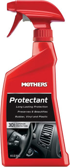 Mothers Protectant, 16 oz. – Long-Lasting UV Protection for Rubber, Vinyl & Plastic, Shields Dash, Trim, Bumpers & Tires from