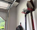 Ultrawall Multi-Storage Garage Hooks, Utility Rack with Multiple Installation Methods, Wall-Mounted Garden Tool Organizer Sys