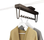 Extendable Clothes Rail - Extendable Pull Out Closet Rod, Sliding Wardrobe Closets Rods, Sliding Wardrobe Closet Tube Rods(46