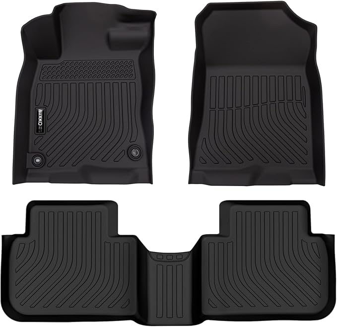 AUXKO All Weather Floor Mats for Honda Civic 2026 2025-2022 Sedan Hatchback Si(Include Sport|2nd Row with&w/o USB Port|Not for Hybrid) Acura Integra 2023-2026 Liners All Season Odorless Anti-Slip