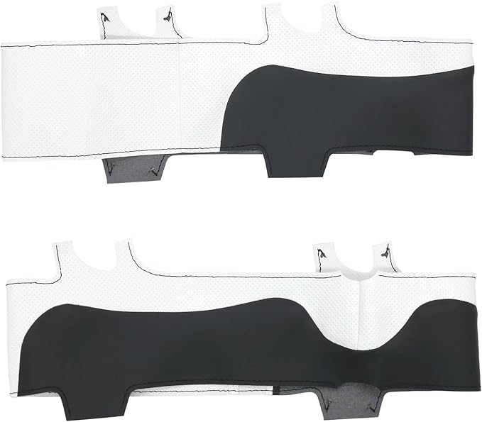 MEWANT DIY Stitching Steering Wheel Cover Wrap for Tesla Model 3 Highland 2023-2025/Model Y 2025 Highland for Tesla Model 3/Model Y Accessories(3D Style)