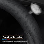 XHRING Car Steering Wheel Cover for Honda Civic Accord CRV HRV Pilot Passport Odyssey Element Insight Fit Ridgeline Clarity C