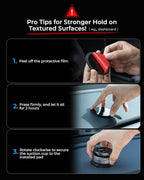 Magnetic Phone Holder for Car 2026 Heavy Duty Model [All Metal] 360° Adjustable Vacuum Suction Car Magsafe Phone Mount Cell Phone Holders for Your Car for iPhone 17 16 Pro Max 15 14 13 12 Plus