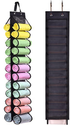 Legging Storage Bag Storage Hanger Can Holds 24 Leggings or Shirts Jeans Compartment Storage Hanger, Foldable Leggings Organi