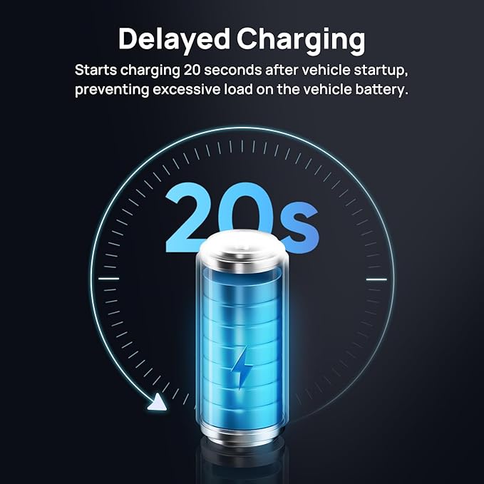 70mai Dash Cam Battery Pack BL96NNX, 96Wh LiFePO4 Backup Power, Up to 30-Hour Parking Mode, Low Voltage Protection, 11.2-30V 