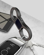 Key Chain Quick Release Spring 2 Pack with 4 Key Rings Heavy Duty Keychain Organizer for Men and Women