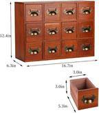 Apothecary Drawers Apothecary Cabinet with Drawers Card Catalog Cabinet Wooden Card Catalog Wooden Storage Box for Desktop Or