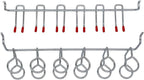 165pcs Metal Hanging Organizer Set, Waterproof Hooks and Storage Boxes for 1-inch Gutter Spacing, Tool Hanging Kit with Hamme