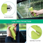 2-Pack Car Safety Hammer, Auto Emergency Escape Hammer with Window Breaker and Seat Belt Cutter, Emergency Escape Tool for Ca