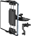 PLDHPRO iPad Holder for Car CD Slot, Adjustable Tablet Mount Air Vent Stand Compatible with 5.1'' -15.6'' Phone, iPad mini/Air/Pro, Galaxy Tab, Z Fold, Vehicle GPS Navigation Accessories