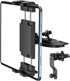 PLDHPRO iPad Holder for Car CD Slot, Adjustable Tablet Mount Air Vent Stand Compatible with 5.1'' -15.6'' Phone, iPad mini/Air/Pro, Galaxy Tab, Z Fold, Vehicle GPS Navigation Accessories