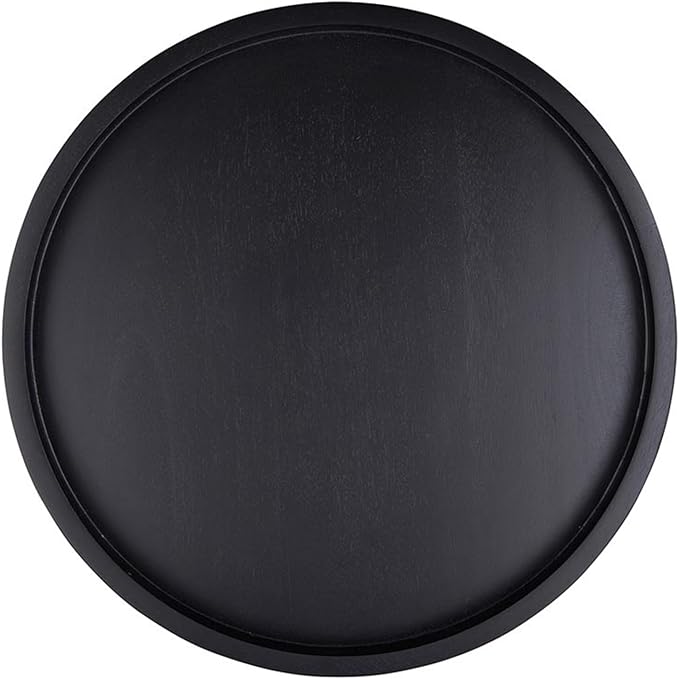 Santa Barbara Design Studio Mango Wood Lazy Susan for Table Top Turntable Charcuterie Board Serving Tray, 15.75" D x 2" H, Bl
