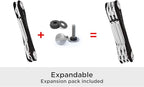 KeySmart Classic - Compact Key Holder and Keychain Organizer (up to 14 Keys) (Black)