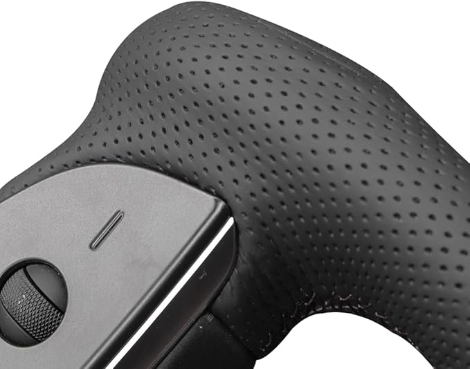 MEWANT Steering Wheel Cover for Yoke Style Steering Wheel for Tesla Model S 2021-2023 / Model X 2021-2023 Hand-Stitched Steering Wrap