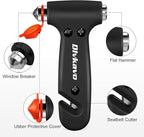 Car Safety Hammer, 3-in-1 Emergency Escape Tool with One Second Window Breaker and Seat Belt Cutter, Safety Emergency Car Esc