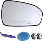 EAP Passenger Side Mirror Glass Compatible with Ford Fusion 2013-2021, Heated with Blind Spot DS7Z17K707C KS7Z17K707A