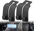 Car Seat Headrest Hooks for Purses and Bags, 2 Pack Car Seat Back Organizer Storage Hook, Car Purse Holder Between Seats Hanger, Headrest Back Seat Handbags Hook Hanging Accessories, Black