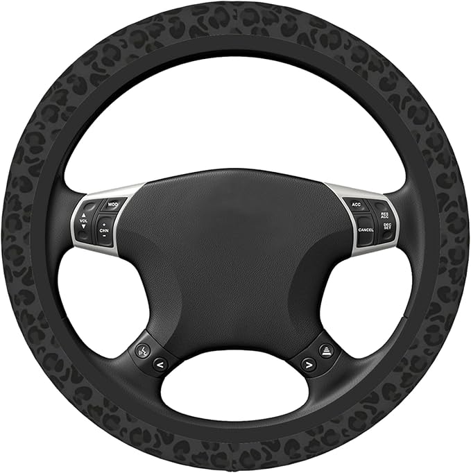 Steering Wheel Cover Universal Fit Car Interior Accessories for Women Men 15 Inch Breathable Anti Slip Odorless Neoprene Stee
