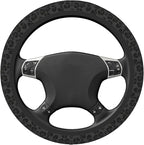 Steering Wheel Cover Universal Fit Car Interior Accessories for Women Men 15 Inch Breathable Anti Slip Odorless Neoprene Stee