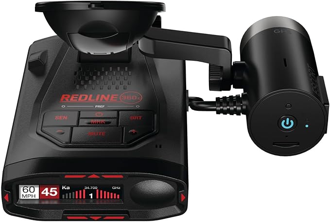 Escort Redline 360c Laser Radar Detector & Escort M2 Smart Dash Cam Bundle - HD Video, Extreme Range, AI Assisted Filtering, 