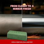 Renegade Products G16 Green Rouge Coloring Compound Bar – Metal Polishing Compound for Buffing Wheels – Fine Finishing for Aluminum and Stainless Steel