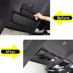 Car Sun Visor Organizer Fit for Toyot@ Supra GR A90 A91 MK5 2019-2022, Auto Car Visor Pocket, Sunshade Storage Bag, Cards, Sunglasses, Driver's License, Cell Phones and Other Items Storage (Regular)