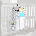 Hanging Diaper Caddy, Baby Bed Hanging Organizer, Nursery Organization Baby Diaper Holder, Diaper Stacker Storage for Crib, P