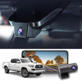 Fitcamx Front 4K and Rear 1080P Dash Cam Adapts for Toyota Tacoma 2018 2019 2020 2021 2022 2023 Limited TRD Sport Off-Road Pr