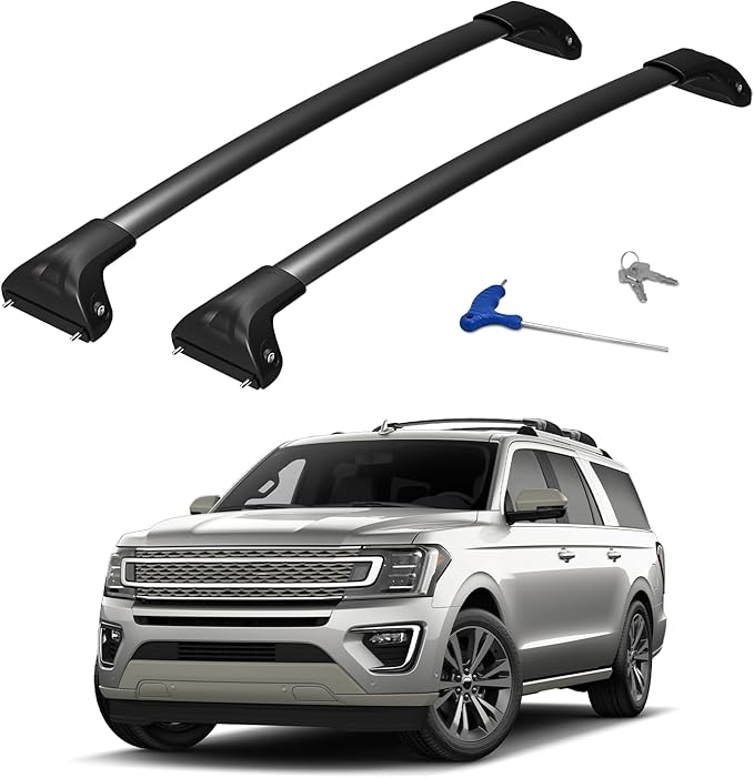 300lbs Roof Rack Cross Bars Compatible with Ford Expedition/Max 2018-2026 & Lincoln Navigator 2018-2024,Rooftop Cargo Carrier Luggage Kayak Bike Snowboard(not for 2025 Lincoln Navigator)