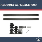 Roof Rack Cross Bars for 2023 2024 2025 2026 Honda CR-V CRV & CR-V Hybrid with Side Rails, Aluminum Crossbar Luggage Rack for Rooftop Cargo Carrier Bag Kayak Canoe Bike Snowboard Skiboard