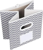 MAX Houser Fabric Cloth Storage Bins,Foldable Storage Cubes Organizer Baskets with Dual Handles for Home Bedroom Storage,Set 