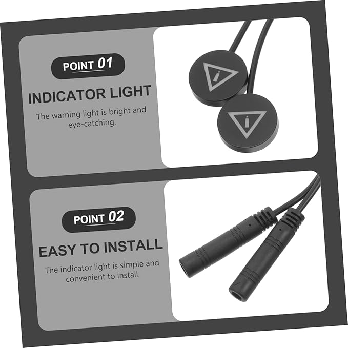 Wakauto 1 Pair Blind Spot Detection Sensor Blind Spot Detector Sensors Blind Spot Detectors Light Sensor Assist Blind Spot Ca
