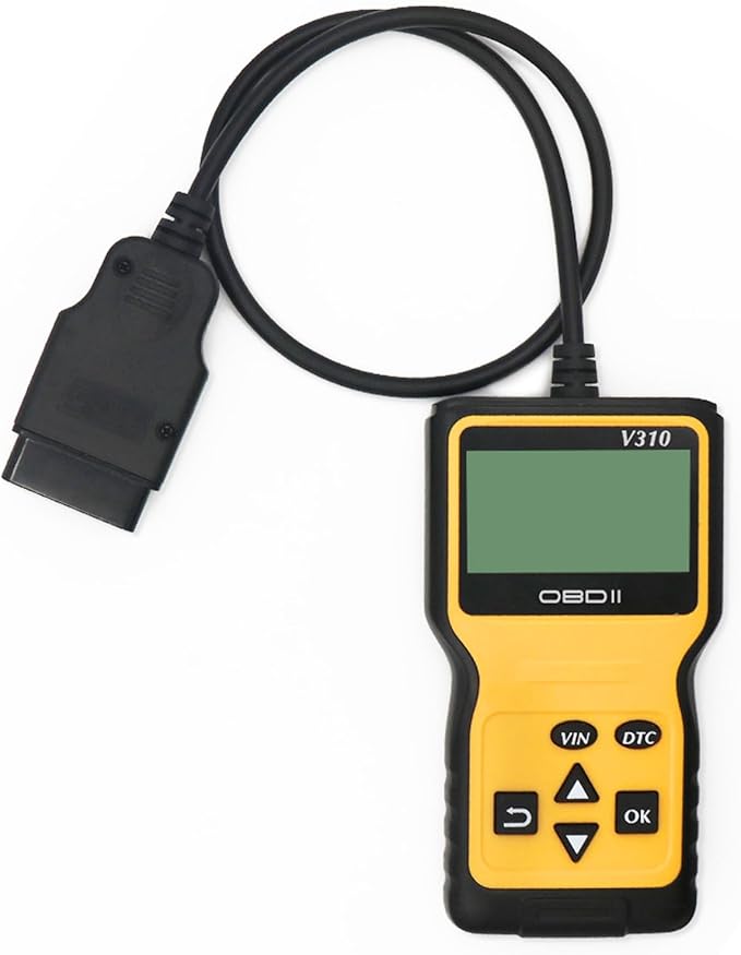 Car OBD2 Scanner Code Reader for Check Engine, Read and Erase Fault Codes, Check Emission Monitor Status, CAN Diagnostic Scan