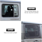 Rear Window Sun Shade Covers Elasticized Breathable Mesh Car Side Window Screens Net UV Protection Sunshade for Jeep Wrangler TJ JK JL & Gladiator JT 1997-2023,2PCS