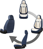 Coverado Front Seat Covers, Car Seat Covers Front Seats, Leather Seat Cover for Cars, Waterproof Seat Covers, Car Seat Protec