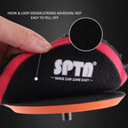 SPTA Microfiber Polishing Pad, 2Pcs 6Inch 150mm Microfiber Cutting Finishing Disc with Hook & Loop Backing for Car Buffer Polisher Cutting Buffing Waxing and Polishing