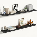 Vivelove 55 Inches Floating Shelves Wall Mounted, 10" Deep Wall Shelves for Bedroom, Bathroom, Living Room, Kitchen, Office, 