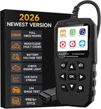 OBD2 Scanner,V880 Check Engine Light Code Reader for Cars and Trucks with Reset,Live Data,I/M Smog Test, Scan Tool Diagnostic